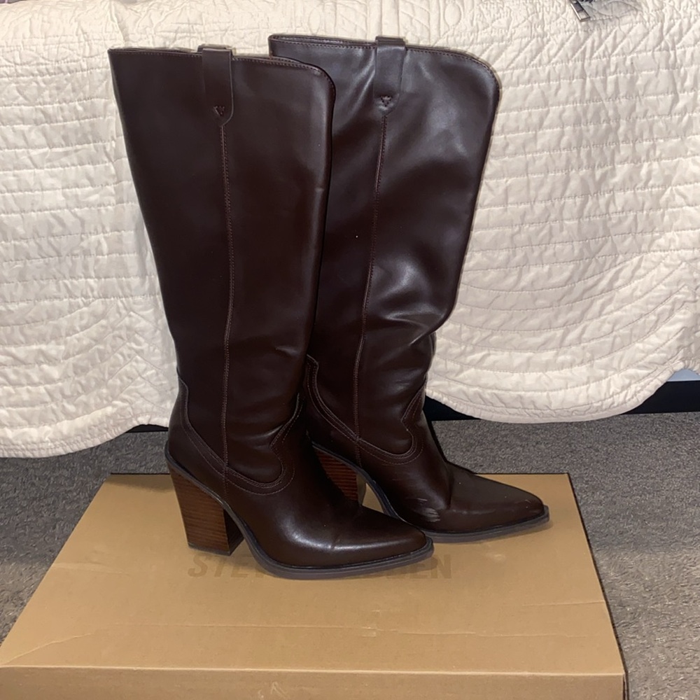 Steve Madden Brown Knee-High Boots